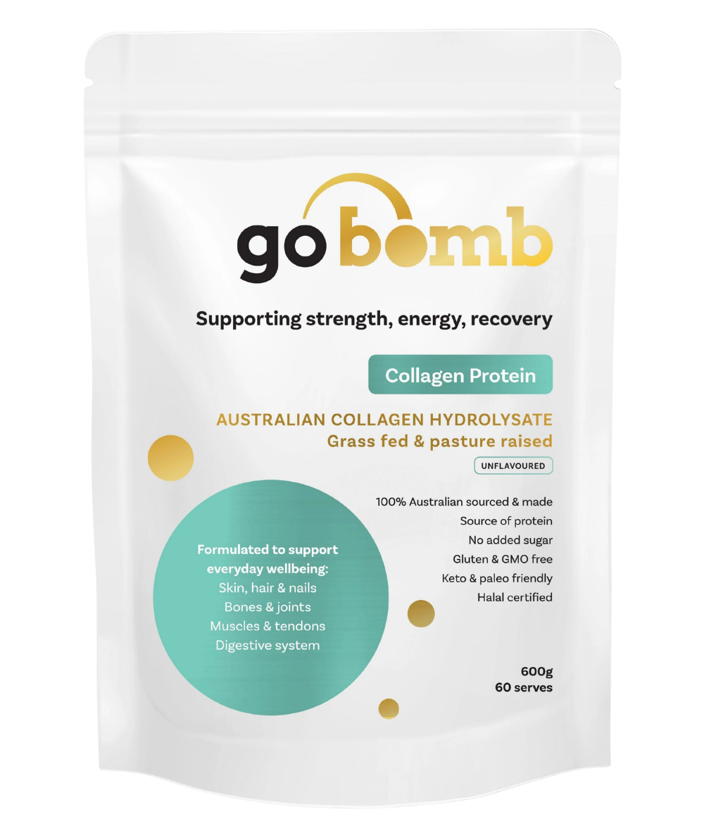 GoBomb Pure Australian Collagen Protein 600gm
