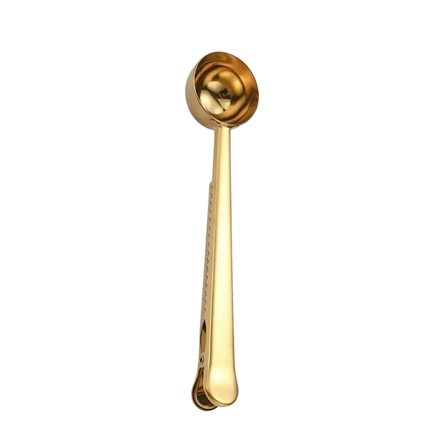 Golden Measuring Clip on Spoon