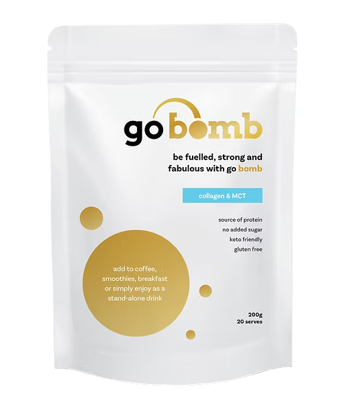 GoBomb Original Australian Collagen + MCT + Organic Peruvian Cacao