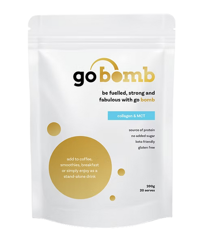 GoBomb Original Australian Collagen + MCT + Organic Peruvian Cacao