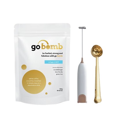 GoBomb “Starter Kit” Frother + Spoon
